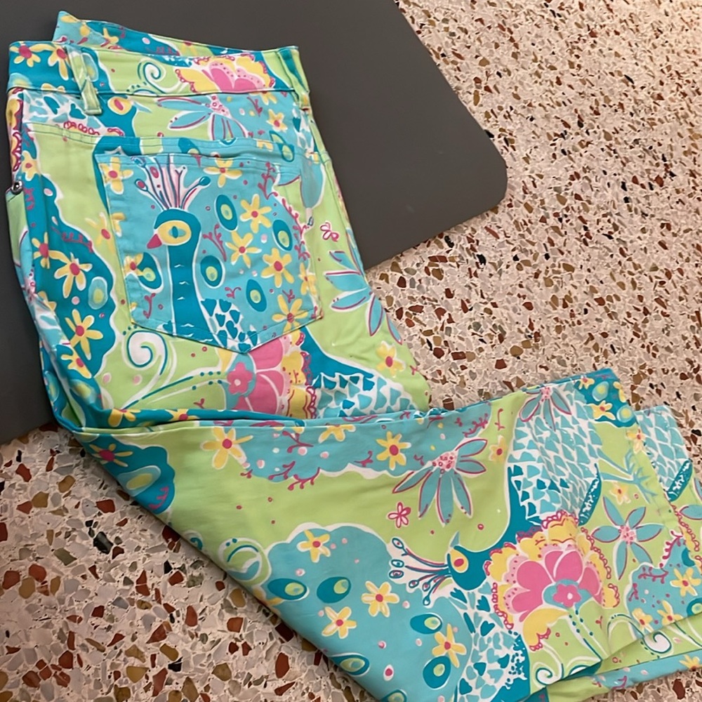Lilly Pulitzer, southern Bell pants size 6 - Picture 2 of 7